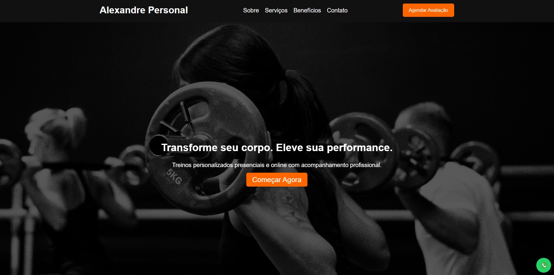 Projeto Site Personal